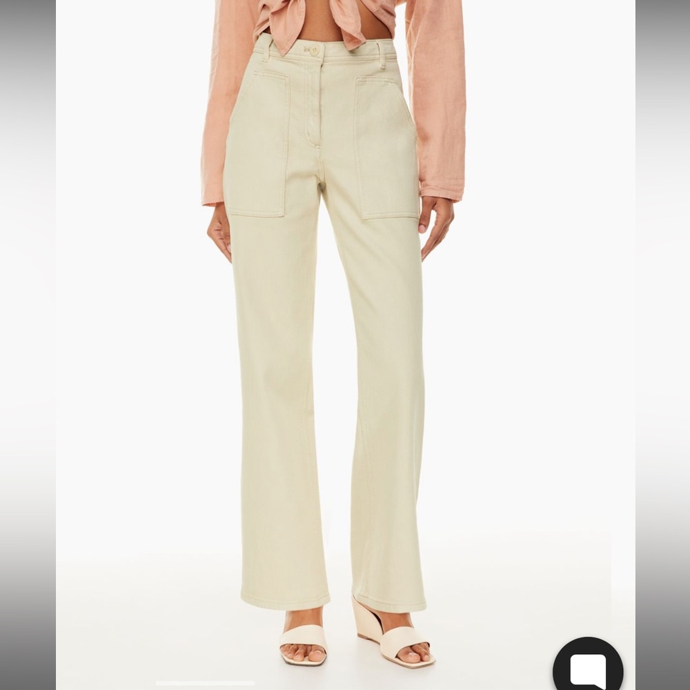 Aritzia Modern Utility Pant Birch White